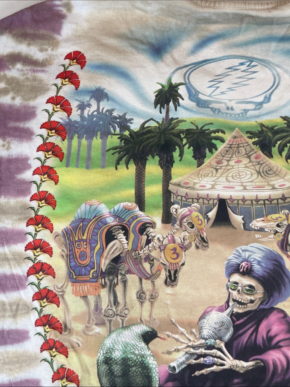 Vintage 2001 Liquid Blue Grateful Dead Large Y2K like new! Authentic - Picture 10 of 13